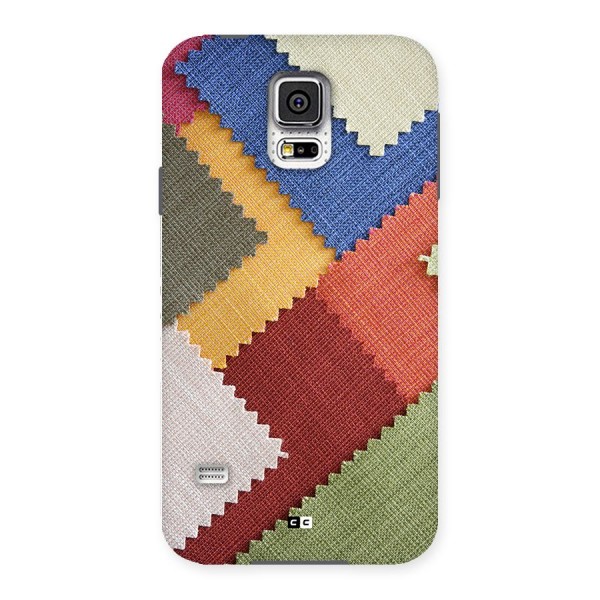 Printed Fabric Back Case for Galaxy S5