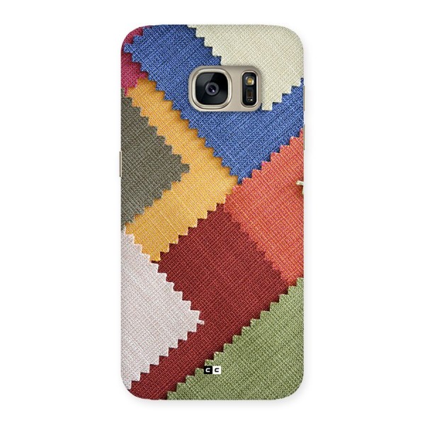 Printed Fabric Back Case for Galaxy S7