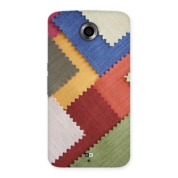 Printed Fabric Back Case for Google Nexus 6