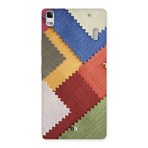 Printed Fabric Back Case for Lenovo K3 Note