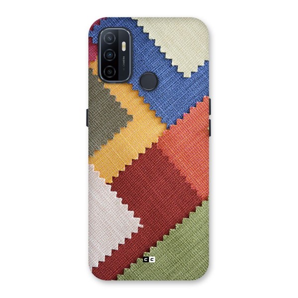 Printed Fabric Back Case for Oppo A33 (2020)