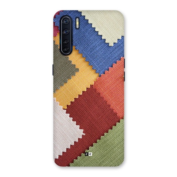 Printed Fabric Back Case for Oppo F15