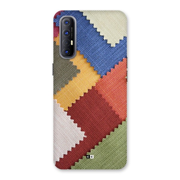 Printed Fabric Back Case for Oppo Reno3 Pro