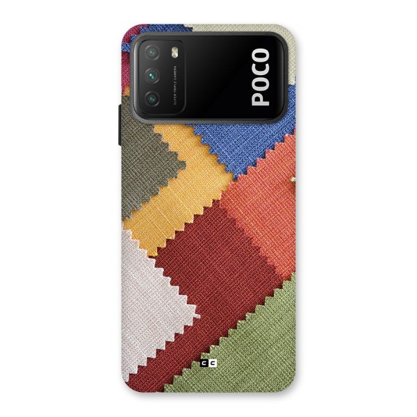 Printed Fabric Back Case for Poco M3