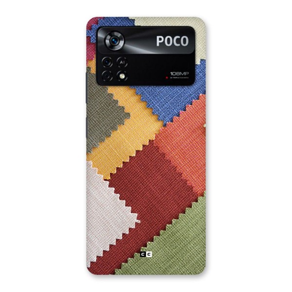 Printed Fabric Back Case for Poco X4 Pro 5G