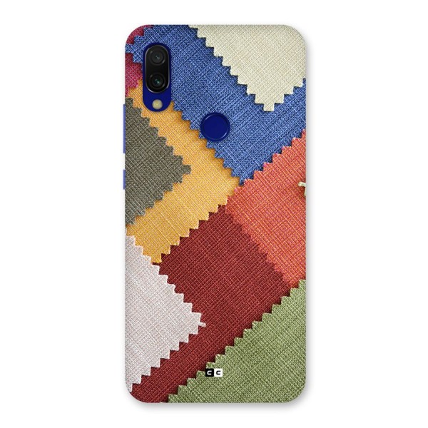 Printed Fabric Back Case for Redmi 7
