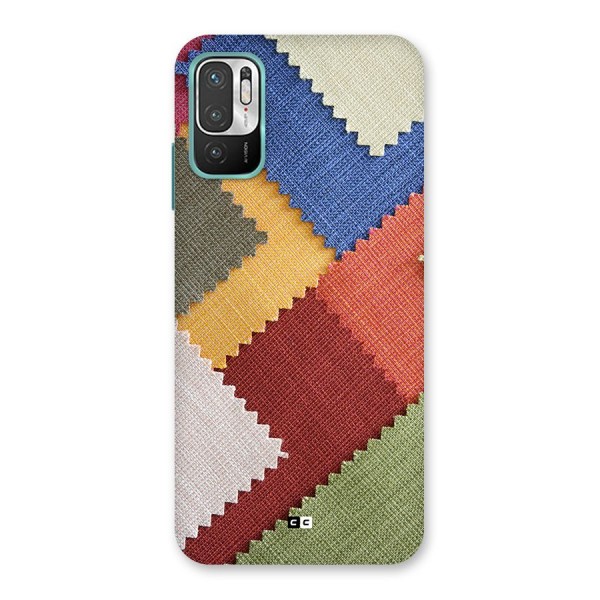 Printed Fabric Back Case for Redmi Note 10T 5G