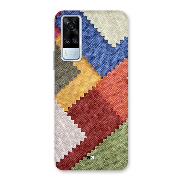 Printed Fabric Back Case for Vivo Y51A