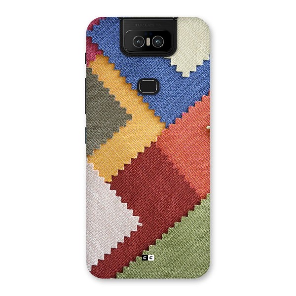 Printed Fabric Back Case for Zenfone 6z