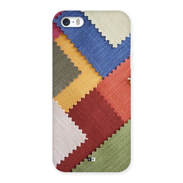 Printed Fabric Back Case for iPhone SE 2016