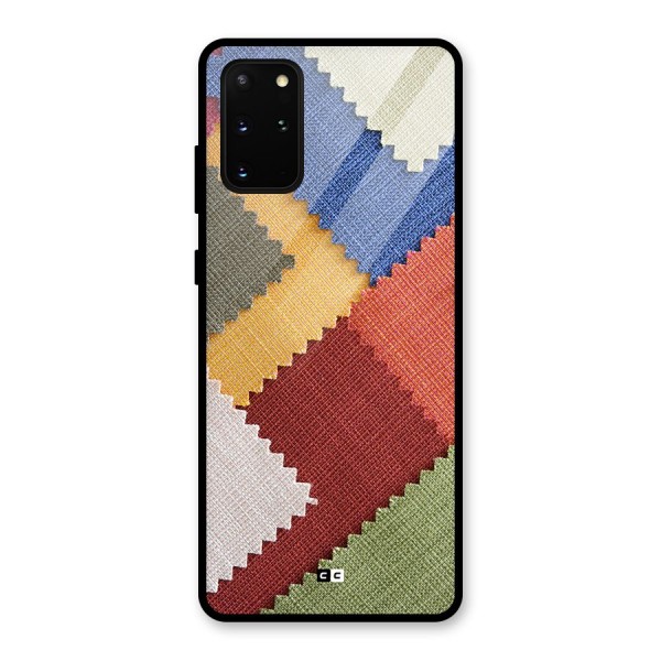 Printed Fabric Glass Back Case for Galaxy S20 Plus