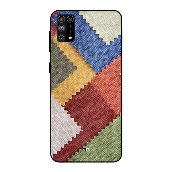 Printed Fabric Metal Back Case for Galaxy F41