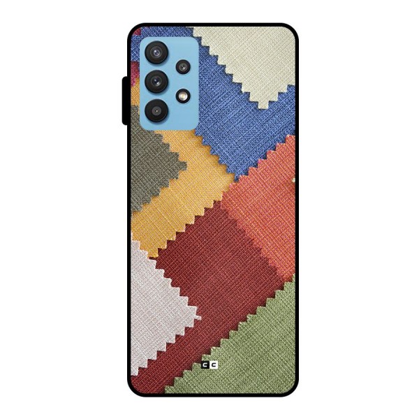 Printed Fabric Metal Back Case for Galaxy M32 5G