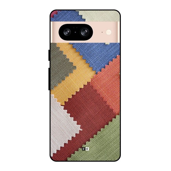 Printed Fabric Metal Back Case for Google Pixel 8