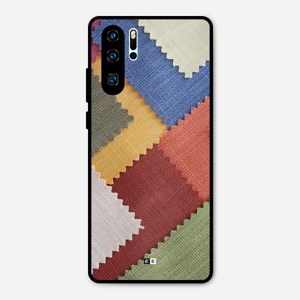 Printed Fabric Metal Back Case for Huawei P30 Pro