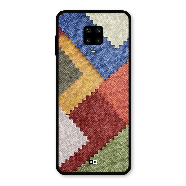 Printed Fabric Metal Back Case for Redmi Note 9 Pro Max