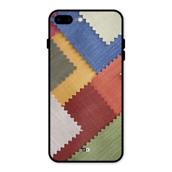 Printed Fabric Metal Back Case for iPhone 7 Plus