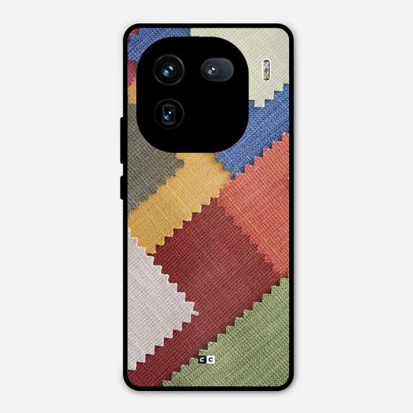 Printed Fabric Metal Back Case for iQOO 12