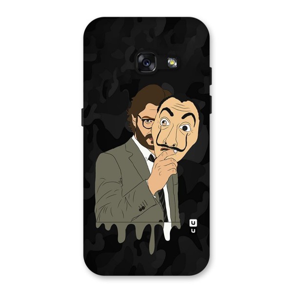 Professor Art Camouflage Back Case for Galaxy A3 (2017)