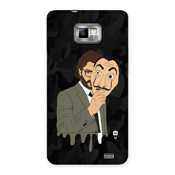 Professor Art Camouflage Back Case for Galaxy S2