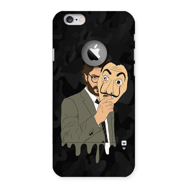 Professor Art Camouflage Back Case for iPhone 6 Logo Cut