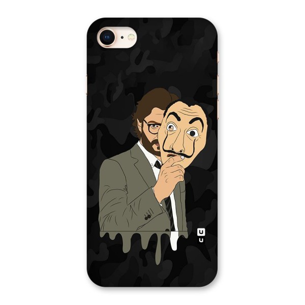 Professor Art Camouflage Back Case for iPhone 8