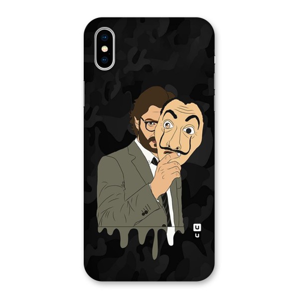 Professor Art Camouflage Back Case for iPhone X