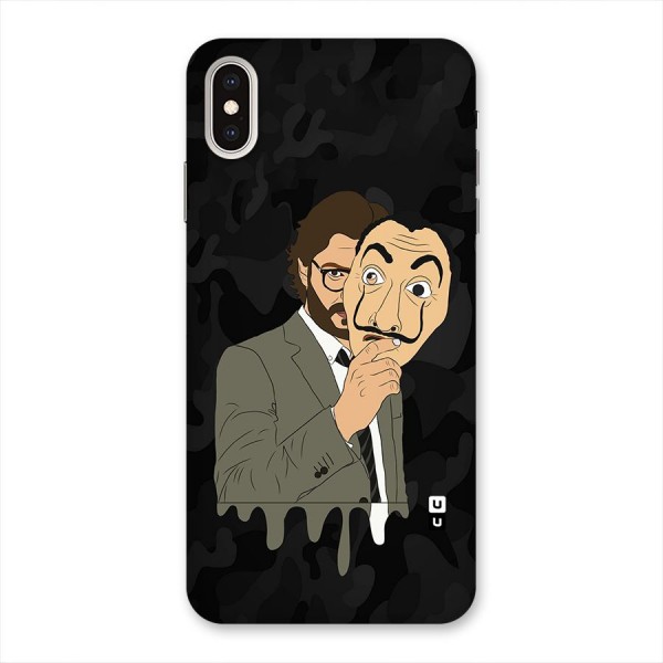 Professor Art Camouflage Back Case for iPhone XS Max