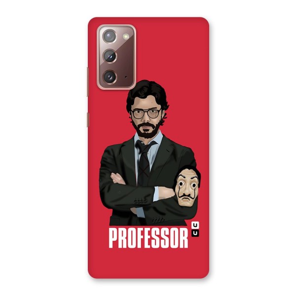 Professor Art Illustration Back Case for Galaxy Note 20