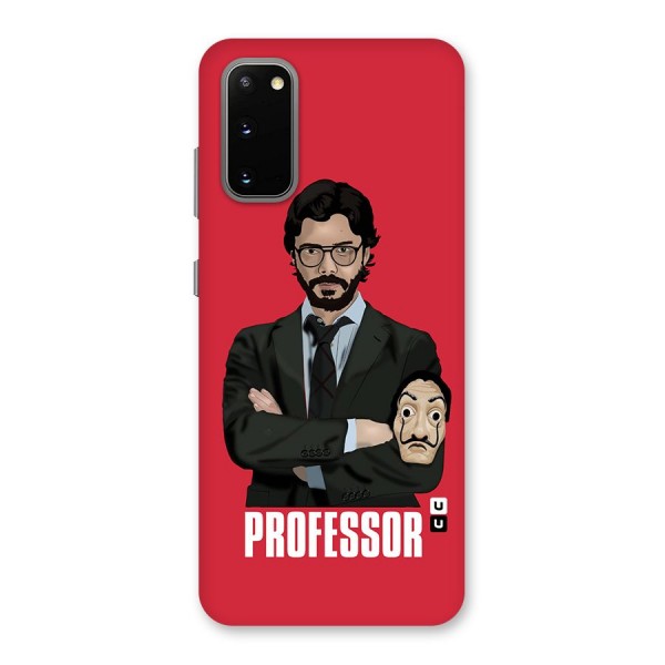 Professor Art Illustration Back Case for Galaxy S20