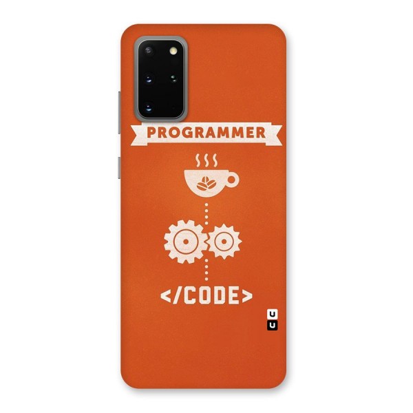Programmer Coffee Code Back Case for Galaxy S20 Plus
