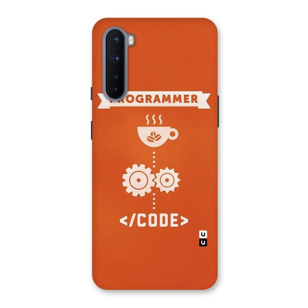 Programmer Coffee Code Back Case for OnePlus Nord