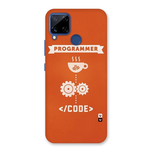 Programmer Coffee Code Back Case for Realme C15