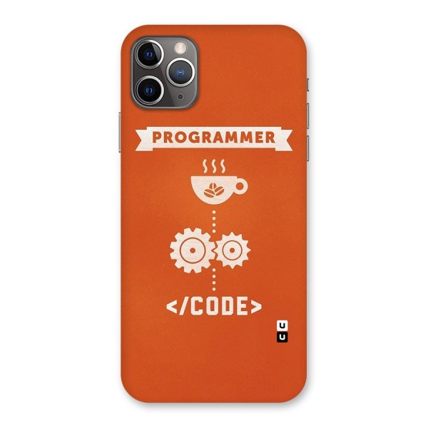 Programmer Coffee Code Back Case for iPhone 11 Pro Max