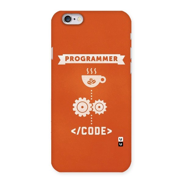 Programmer Coffee Code Back Case for iPhone 6 6S