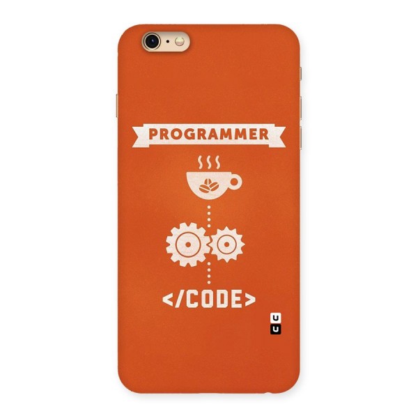 Programmer Coffee Code Back Case for iPhone 6 Plus 6S Plus