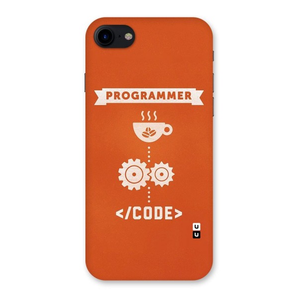 Programmer Coffee Code Back Case for iPhone SE 2020