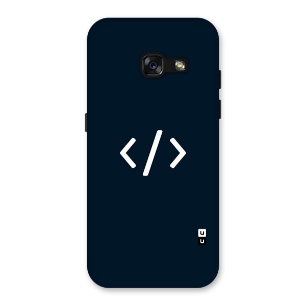 Programmers Style Symbol Back Case for Galaxy A3 (2017)