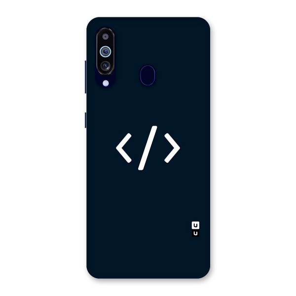 Programmers Style Symbol Back Case for Galaxy A60