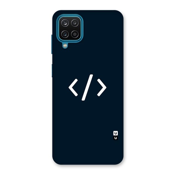 Programmers Style Symbol Back Case for Galaxy F12