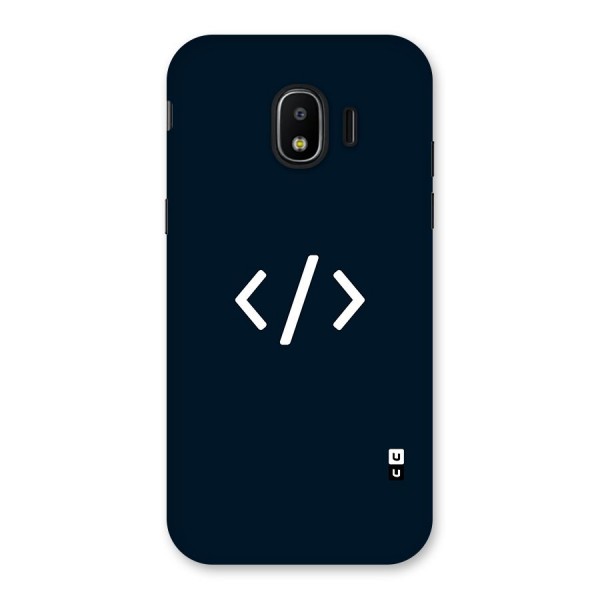 Programmers Style Symbol Back Case for Galaxy J2 Pro 2018