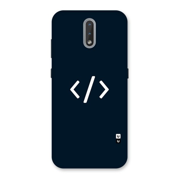 Programmers Style Symbol Back Case for Nokia 2.3