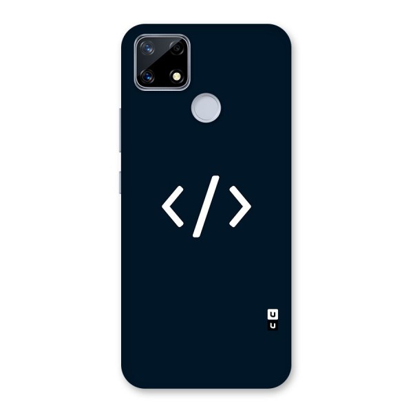 Programmers Style Symbol Glass Back Case for Realme Narzo 20