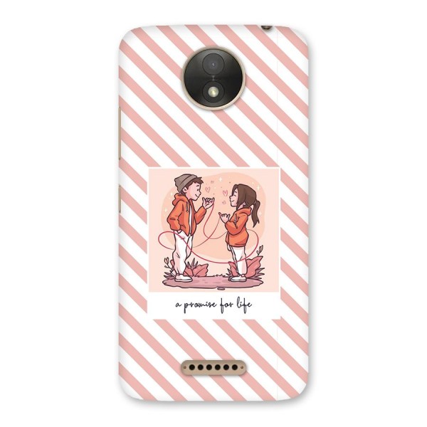 Promise For Life Back Case for Moto C Plus