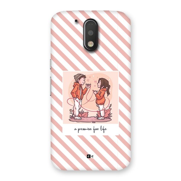 Promise For Life Back Case for Moto G4 Plus