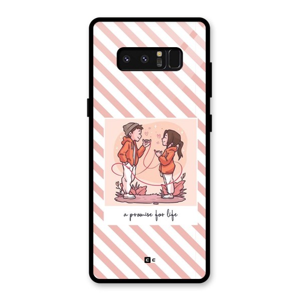Promise For Life Glass Back Case for Galaxy Note 8
