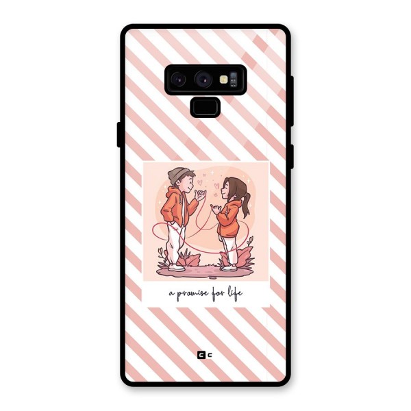 Promise For Life Glass Back Case for Galaxy Note 9