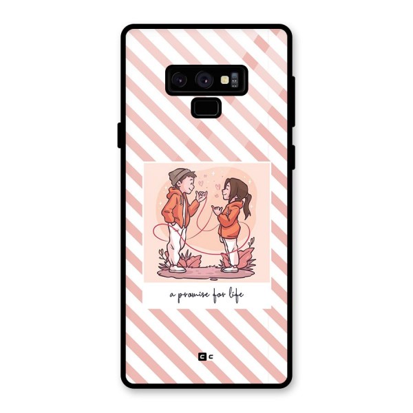 Promise For Life Glass Back Case for Galaxy Note 9
