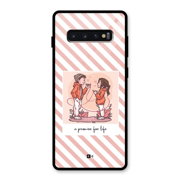 Promise For Life Glass Back Case for Galaxy S10 Plus