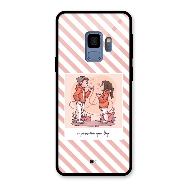 Promise For Life Glass Back Case for Galaxy S9